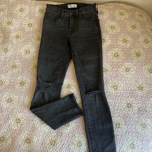 Women's Black Distressed Jeans
